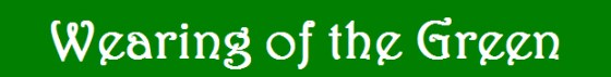 Wearing of the Green Title